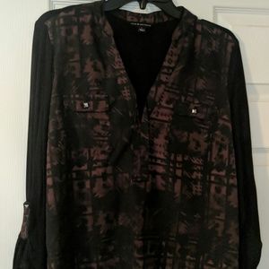 Very stylish,  lightweight material blouse